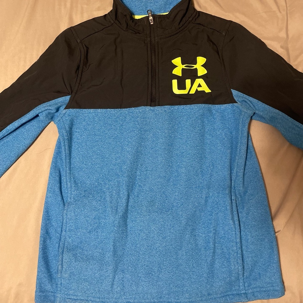 Under Armour Blue Zip-Up Sweatshirt